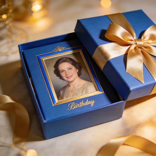 Dice Portrait Birthday Gift
